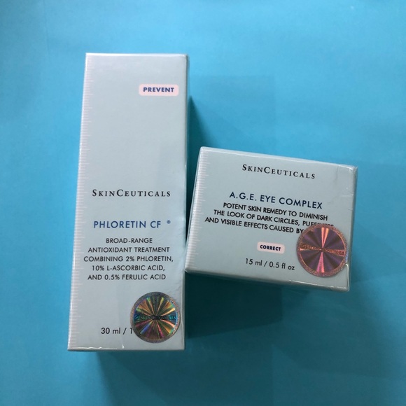 SkinCeuticals Phloretin CF Serum and A.G.E. Eye Complex Duo